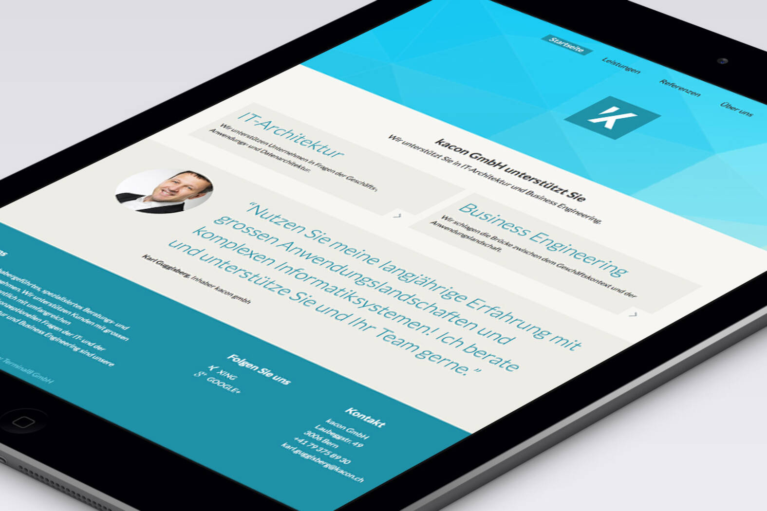 Kacon GmbH – Responsive Website
