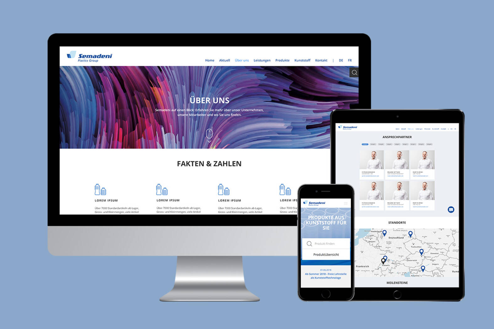 Semadeni Plastics Group – Responsive Website