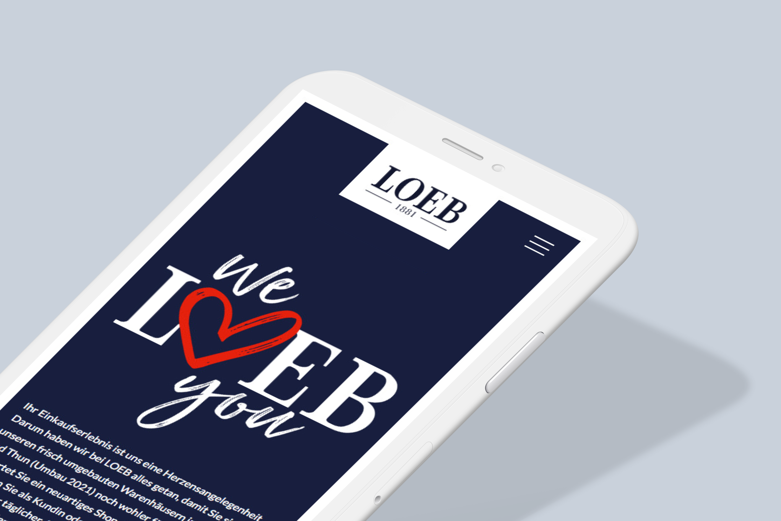 "We loeb you" - Kampagne der Loeb AG "We loeb you" - Kampagne der Loeb AG