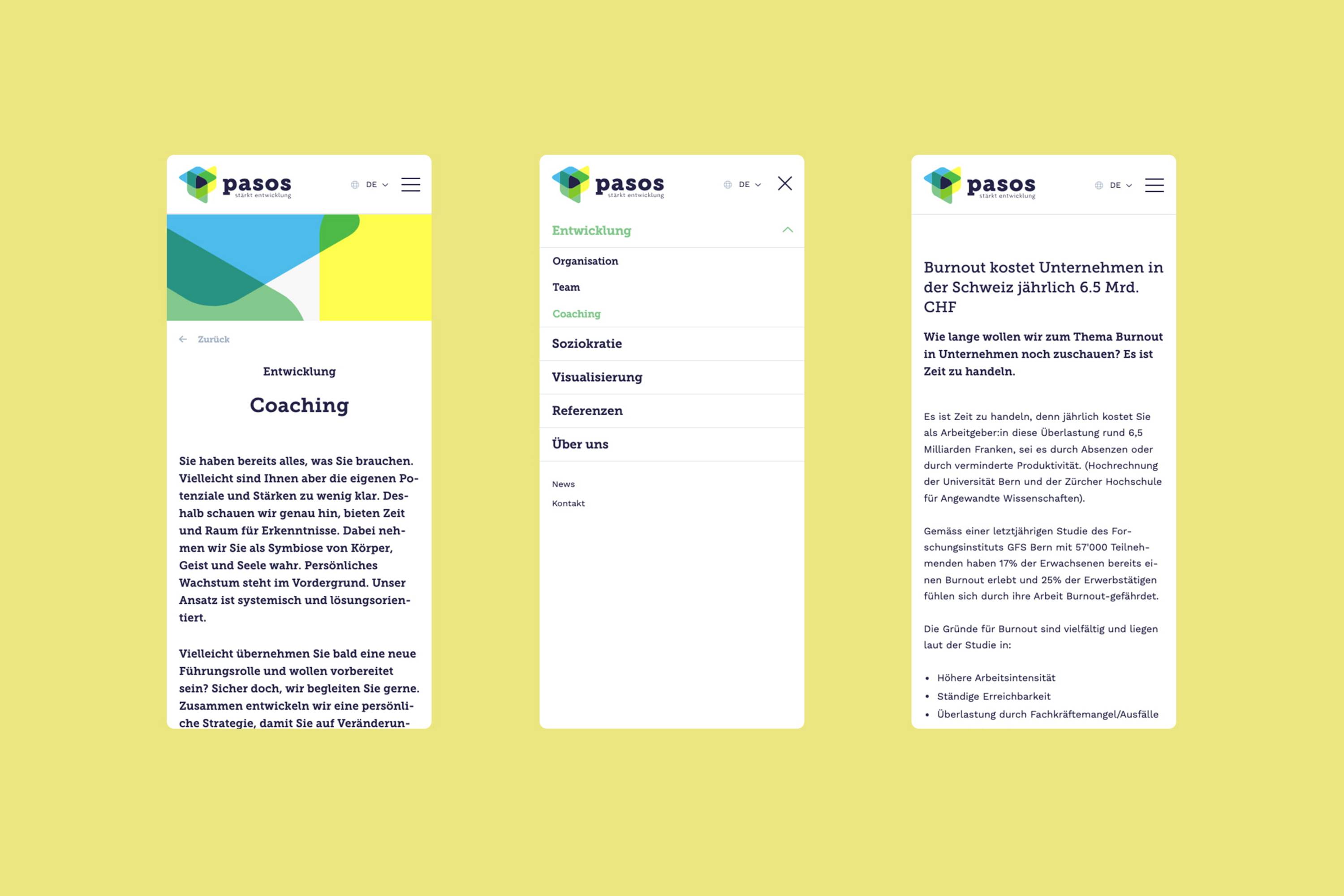 Pasos Consulting Website Mobile Pasos Consulting Website Mobile