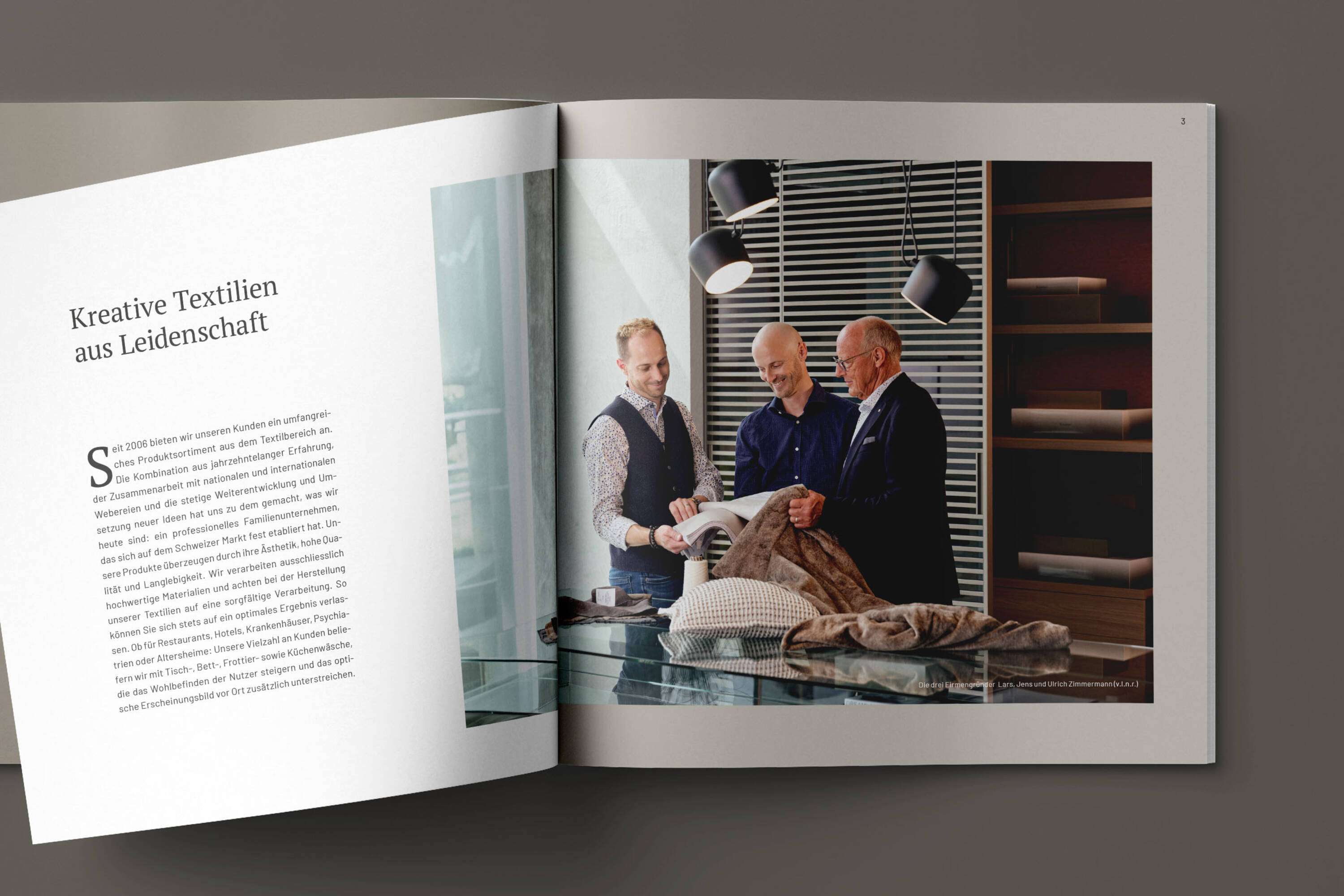 Zimmermann Textil AG Imagebroschüre Zimmermann Textil AG Imagebroschüre