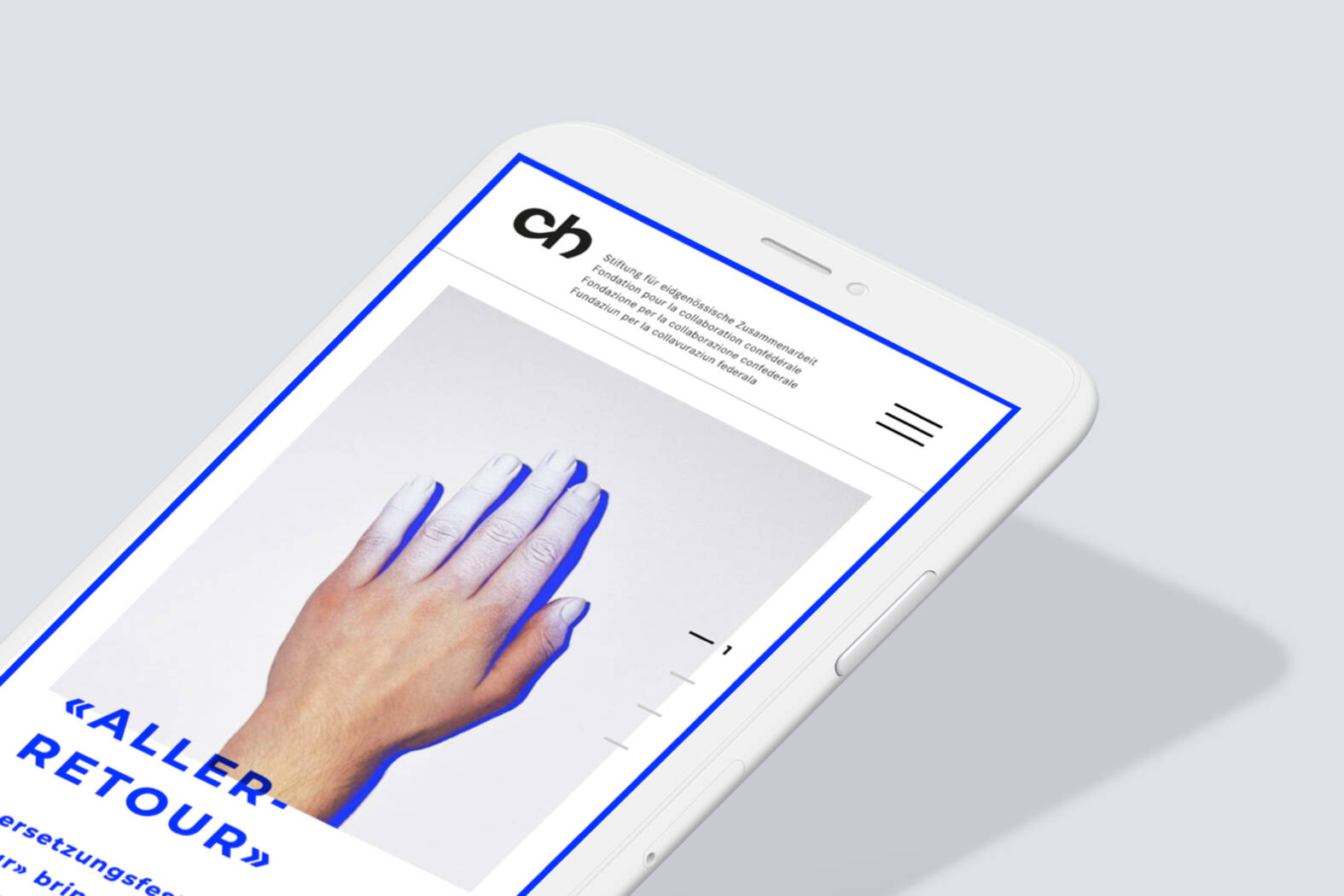 ch Stiftung – Responsive Website
