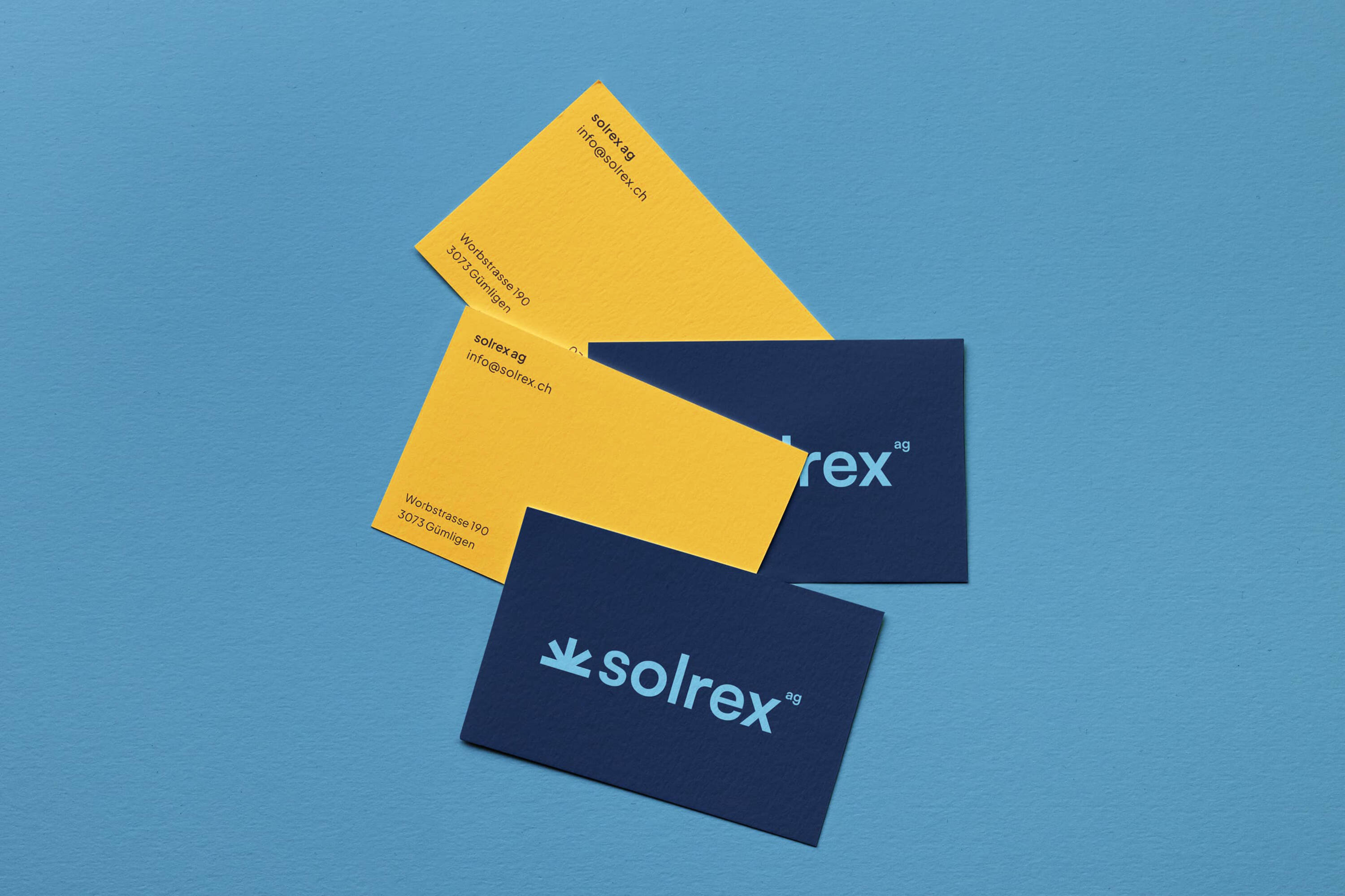 solrex ag – Branding Visitenkarten solrex ag – Branding Visitenkarten