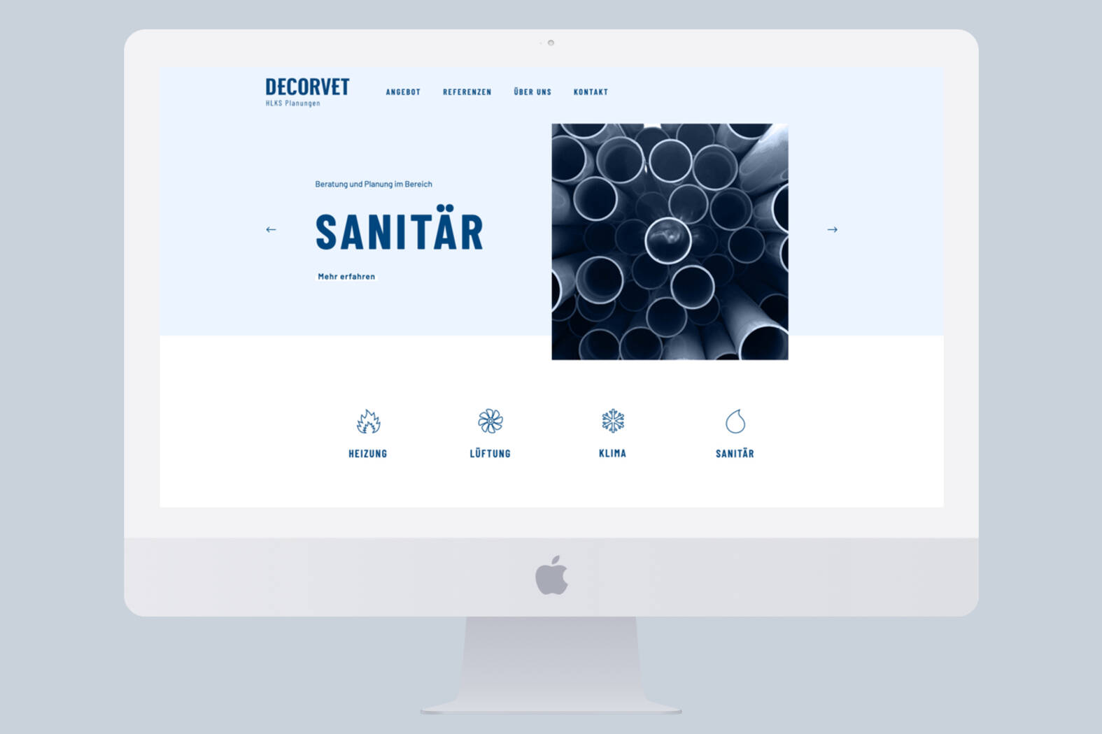 Decorvet Bern – Responsive Website