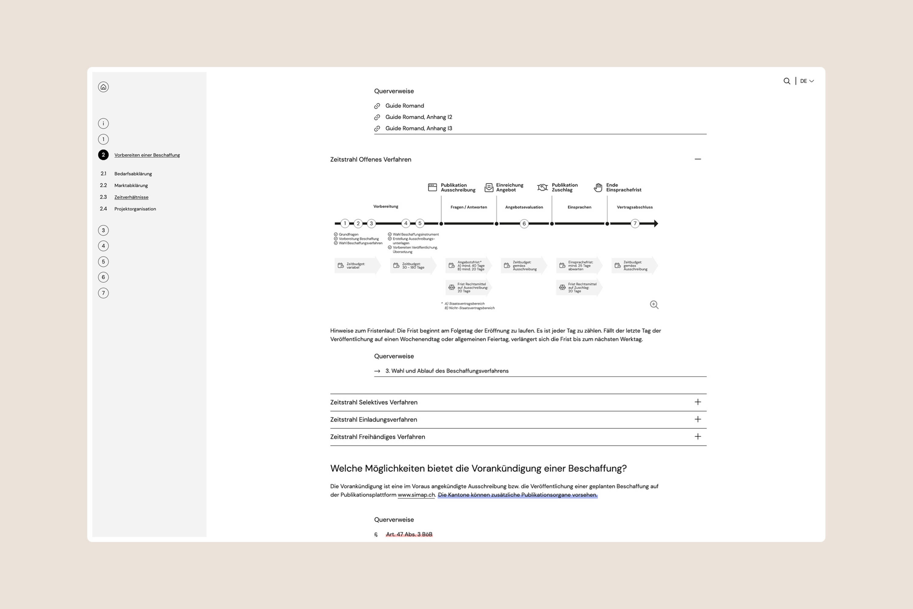 TRIAS - Onlineleitfaden für Beschaffungen TRIAS - Onlineleitfaden für Beschaffungen