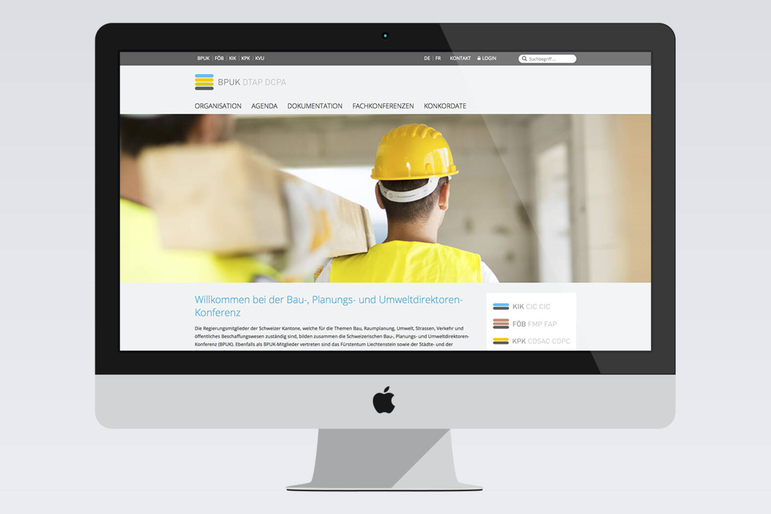 Konferenzen BPUK und KÖV – Responsive Website