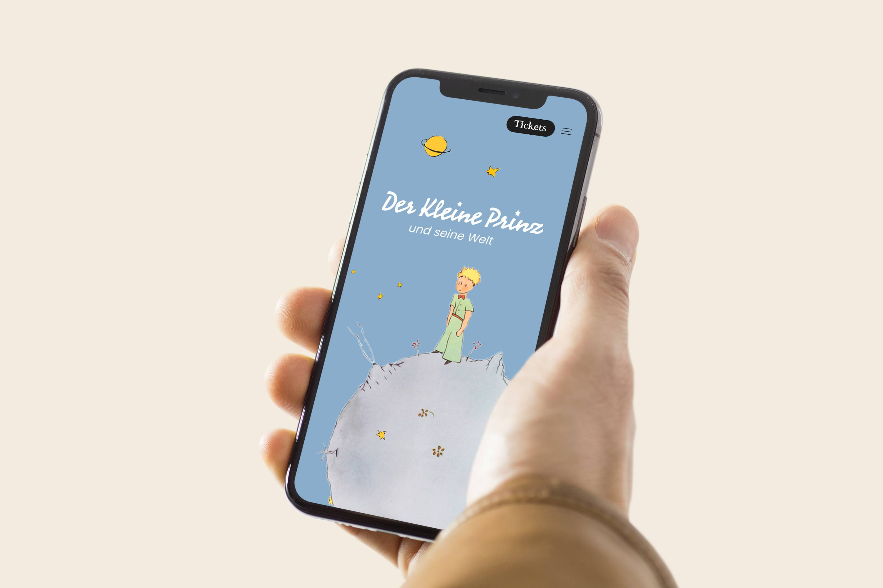 Website für Museum "Der Kleines Prinz und seine Welt" in Solothurn