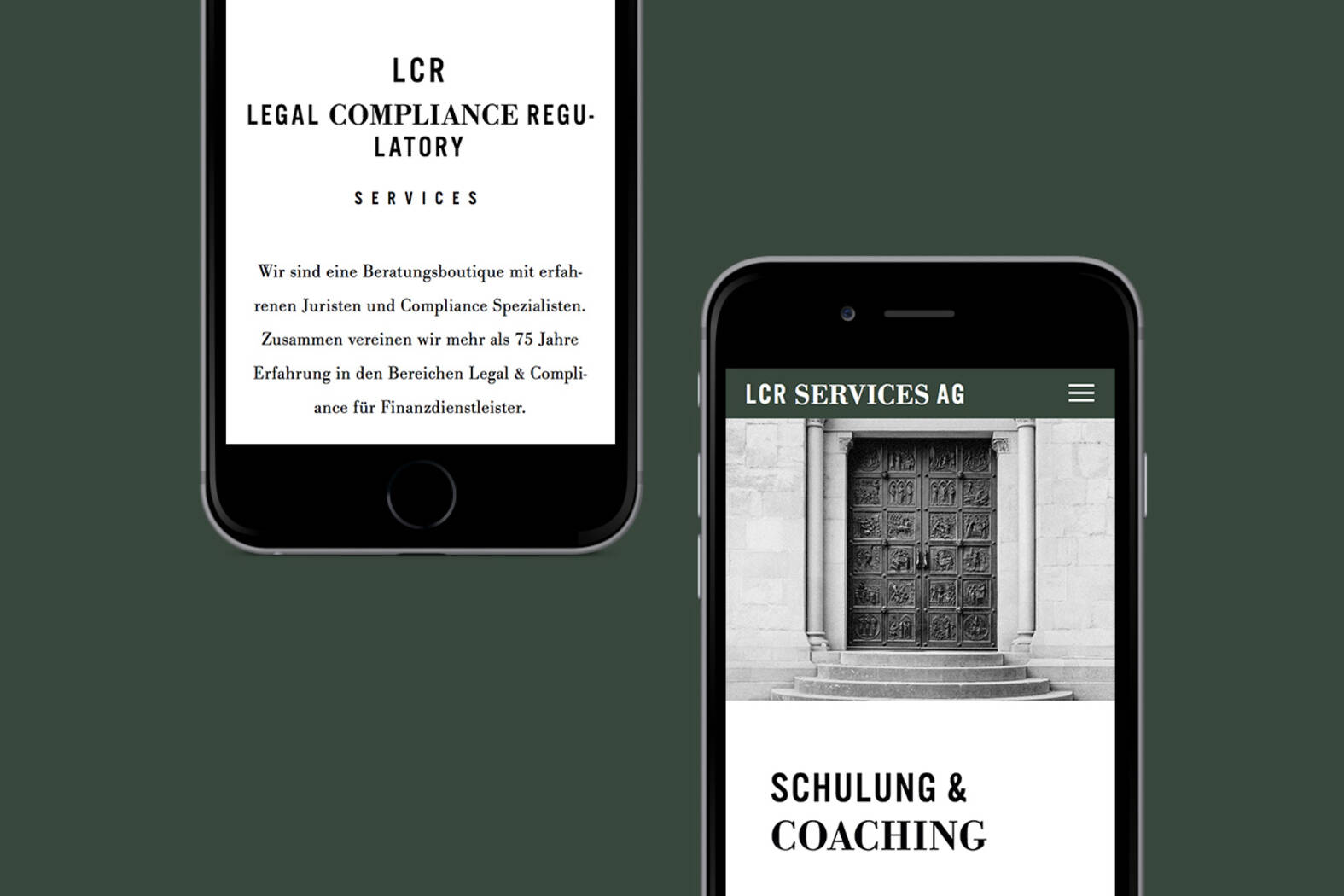 LCR Services – Technische Umsetzung Responsive Website