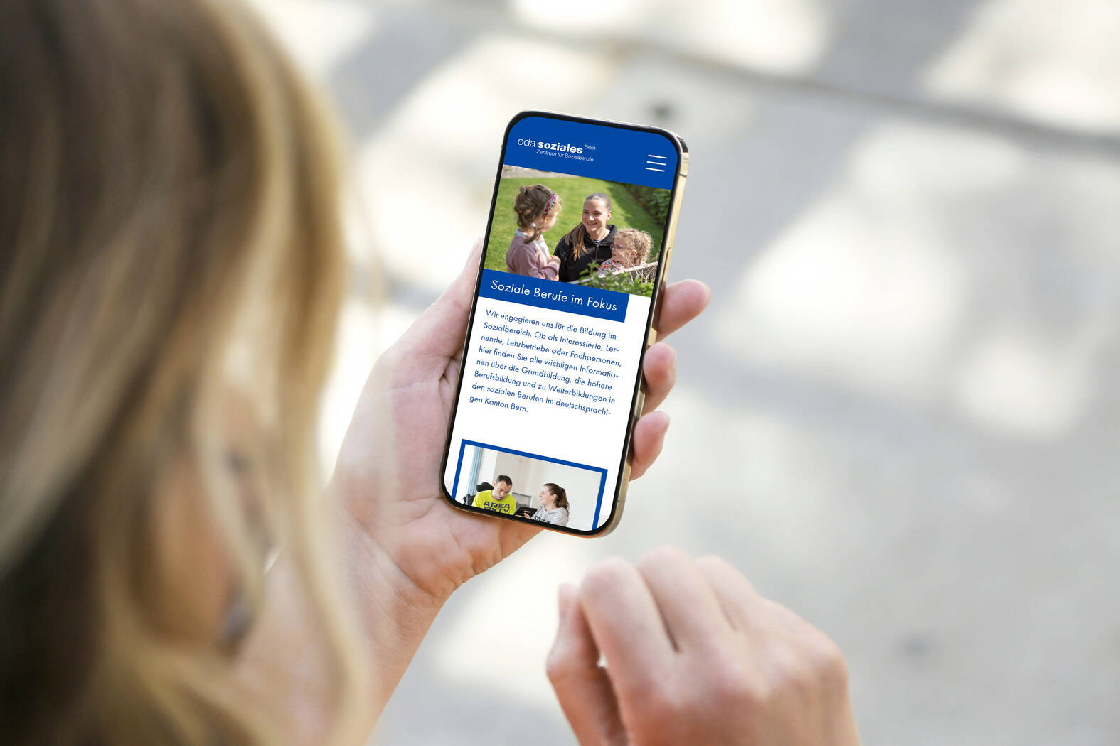 OdA Soziales Bern – Technische Umsetzung Responsive Website