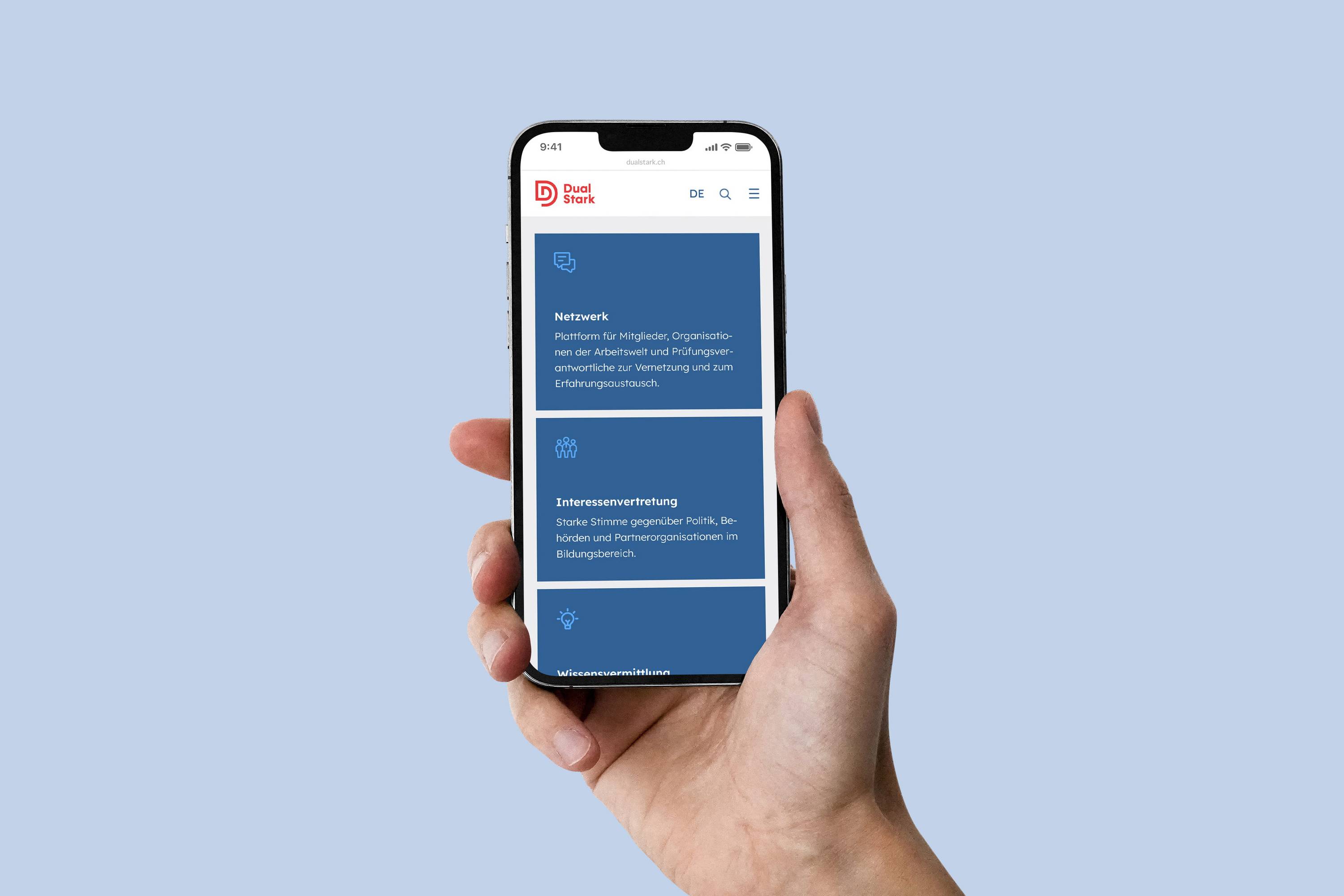 dualstark Website Mobile