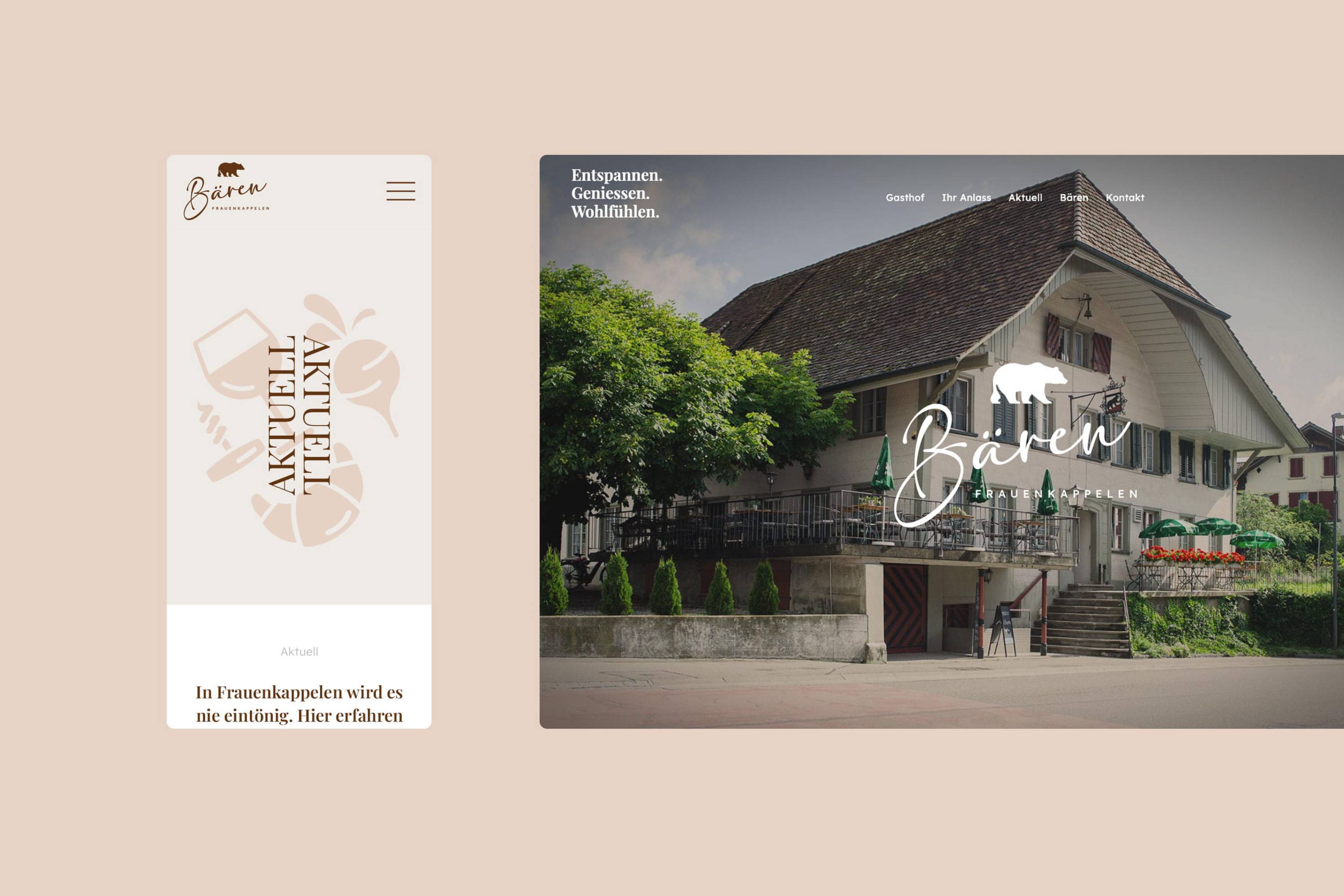 Bären Frauenkappelen Website