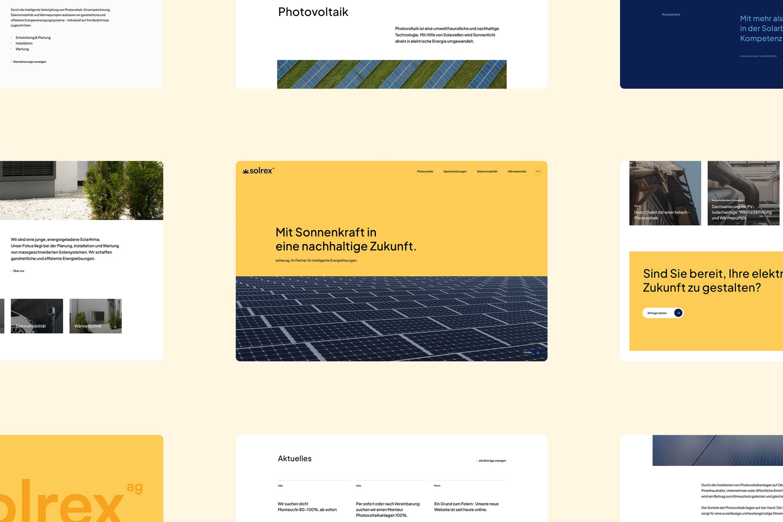 solrex ag – Website Desktop solrex ag – Website Desktop