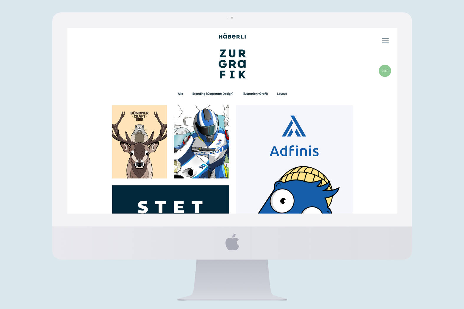 Häberlizurgrafik – Responsive Website