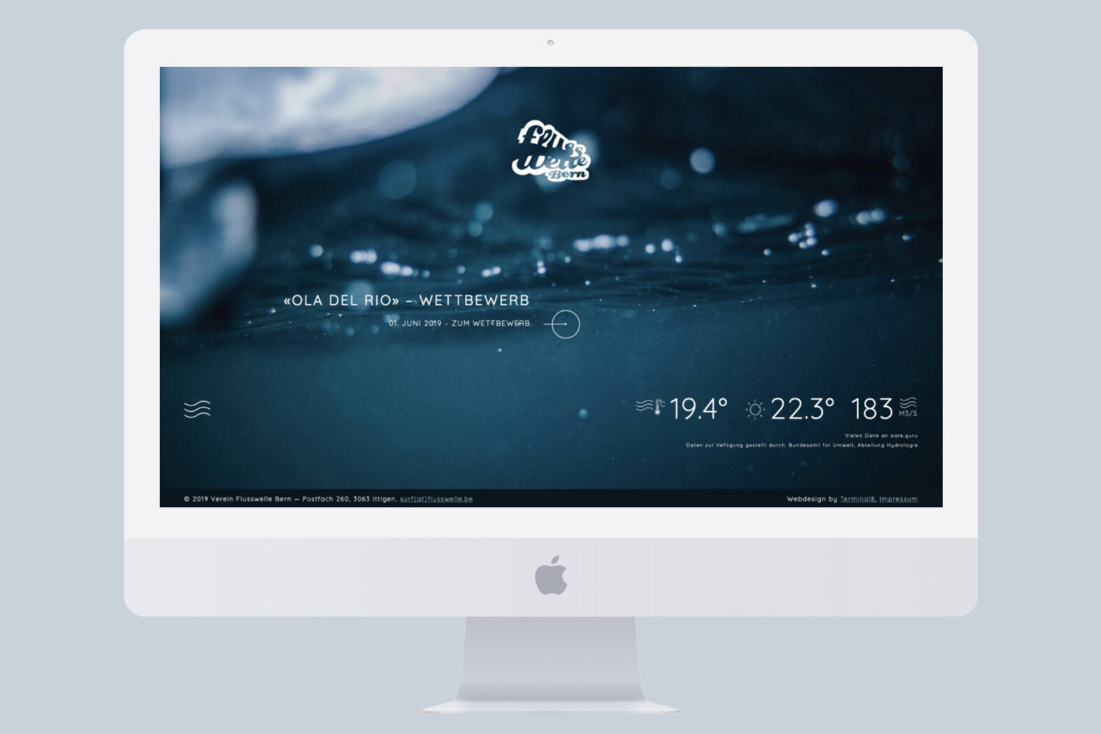 Verein Flusswelle Bern – Responsive Website