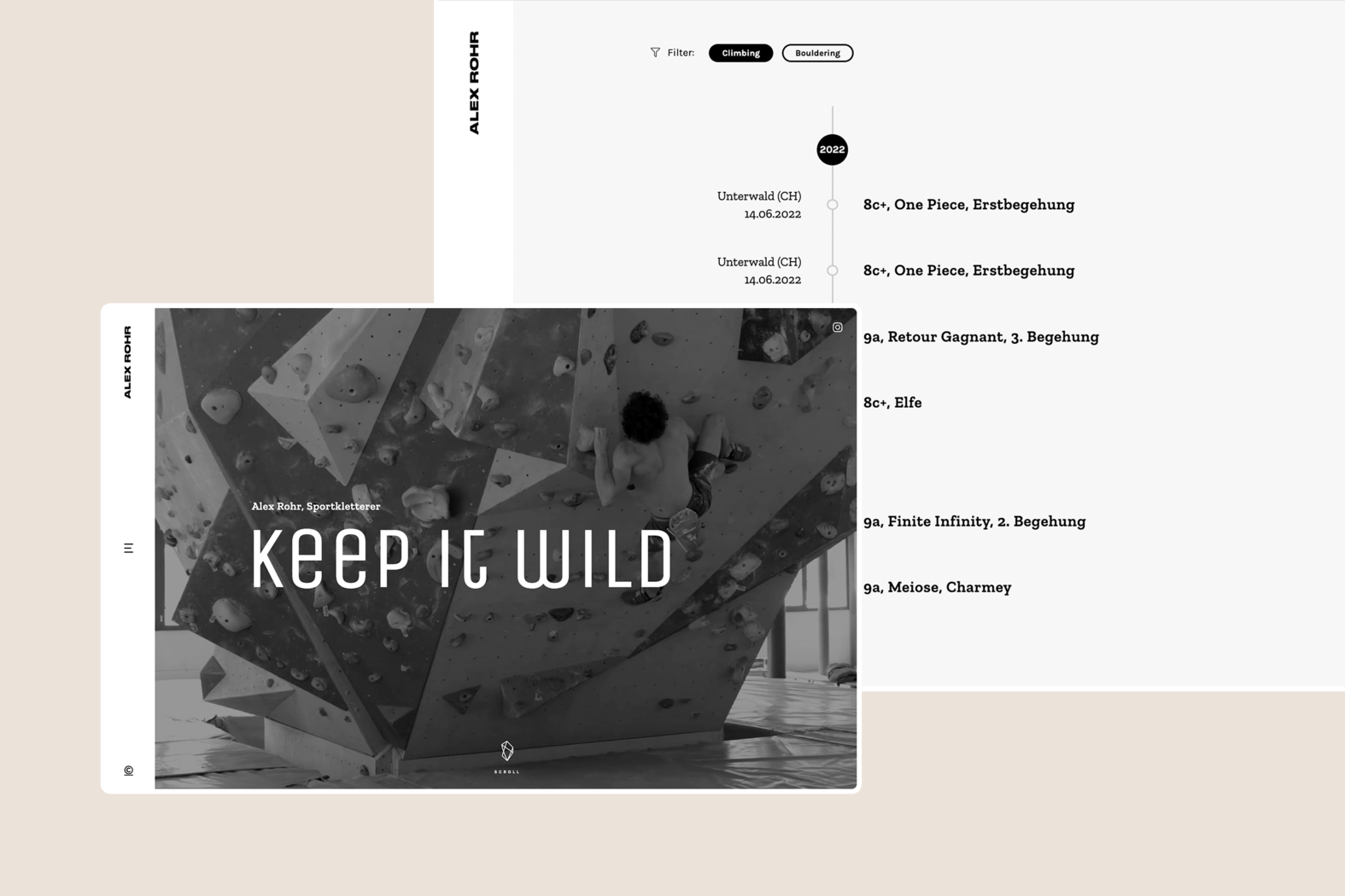 Alex Rohr – Responsive Website