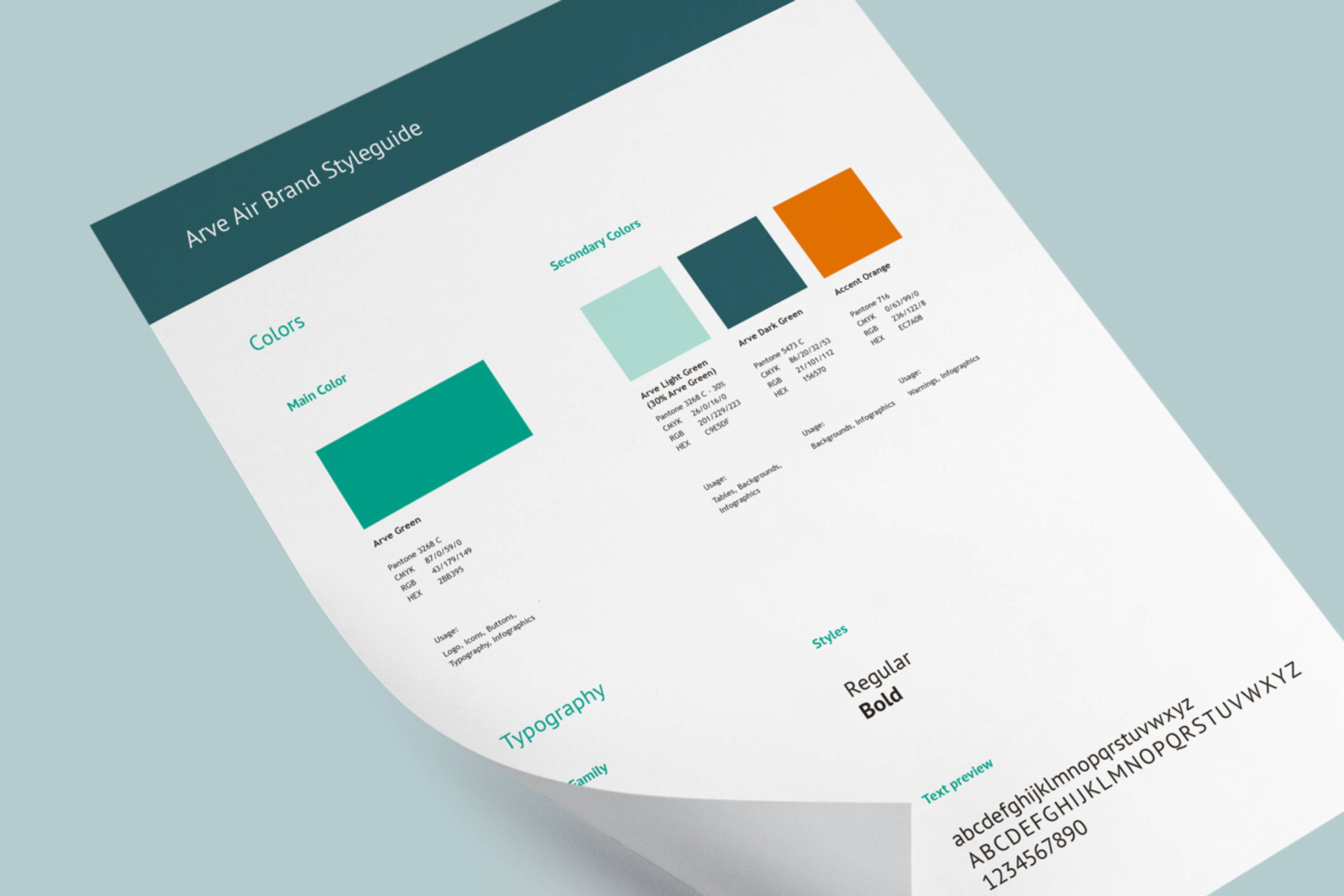 arve air branding arve air branding