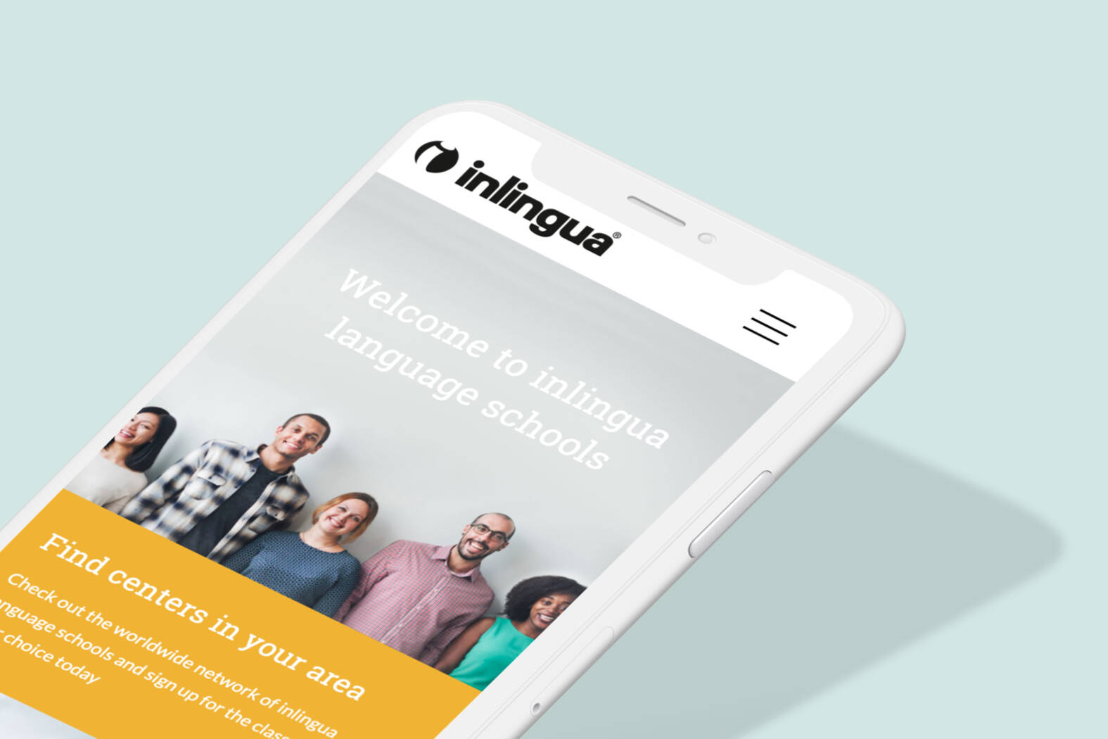 Inlingua – Screendesign Responsive Website