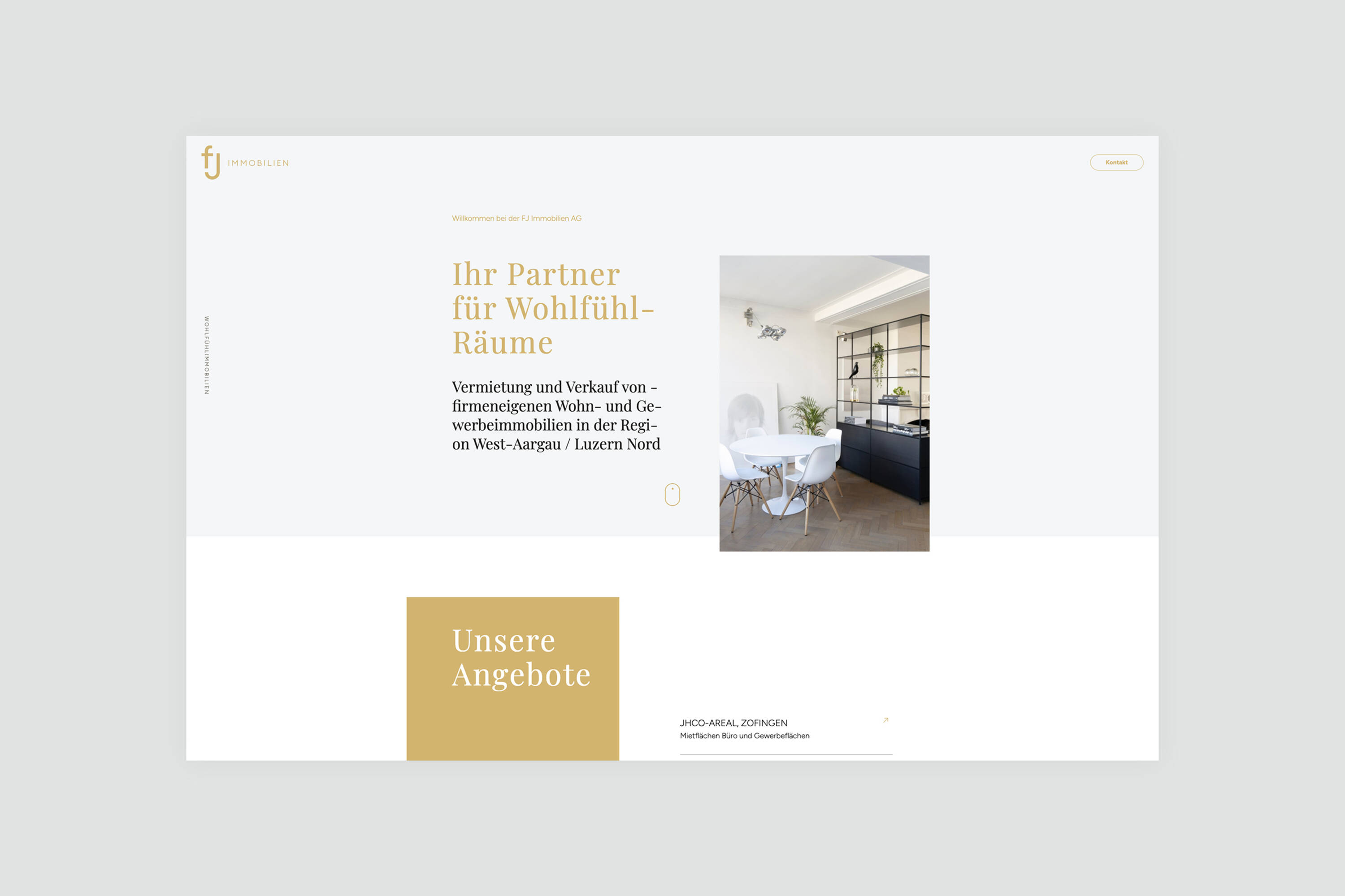 FJ Immobilien Website Desktop FJ Immobilien Website Desktop