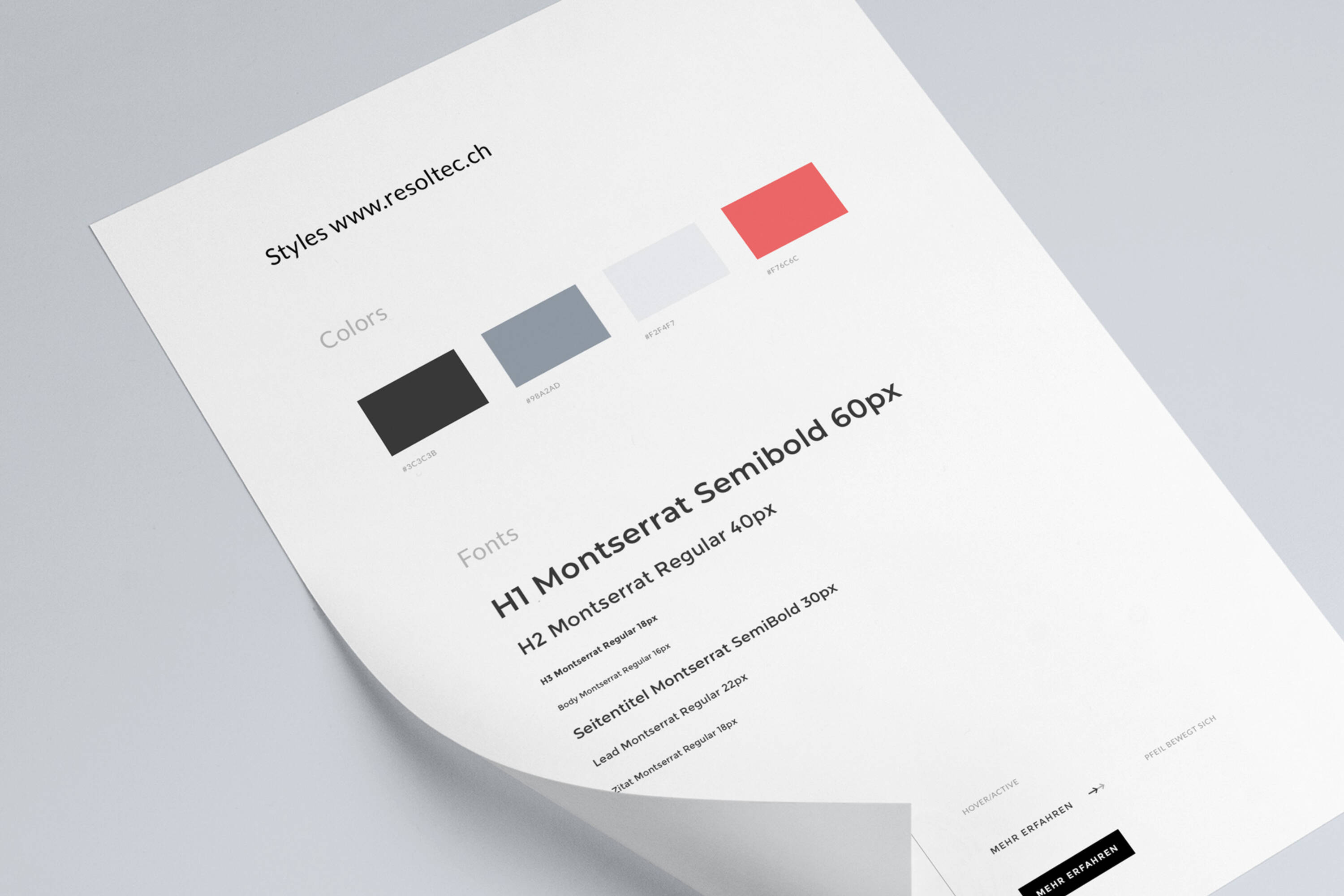 RESOLTEC IT Consulting Styleguide RESOLTEC IT Consulting Styleguide